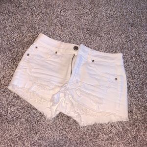 American Eagle Hi-Rise Shortie Shorts